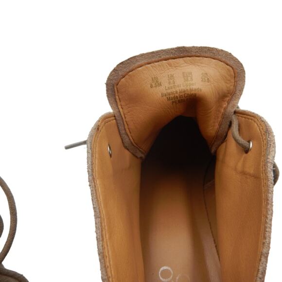 Franco Sarto Pebbles Suede Booties Chukka Ankle Boots Tan Size 8.5 - Picture 6 of 8